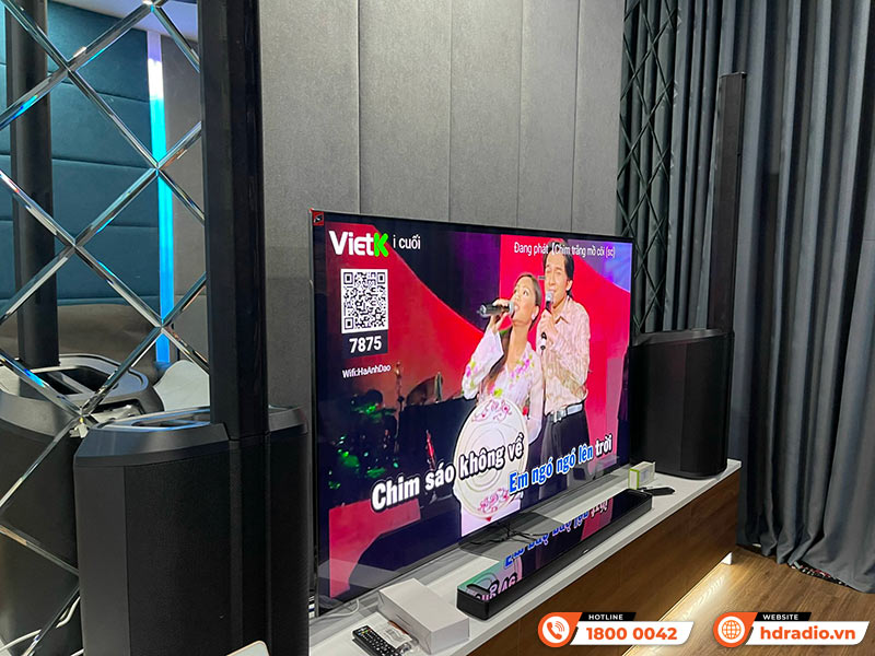 Lắp đặt hệ thống giải trí tổng hợp trị giá gần 319 triệu đồng cho chị Hà ở Huyện Bình Chánh, TP.Hồ Chí Minh