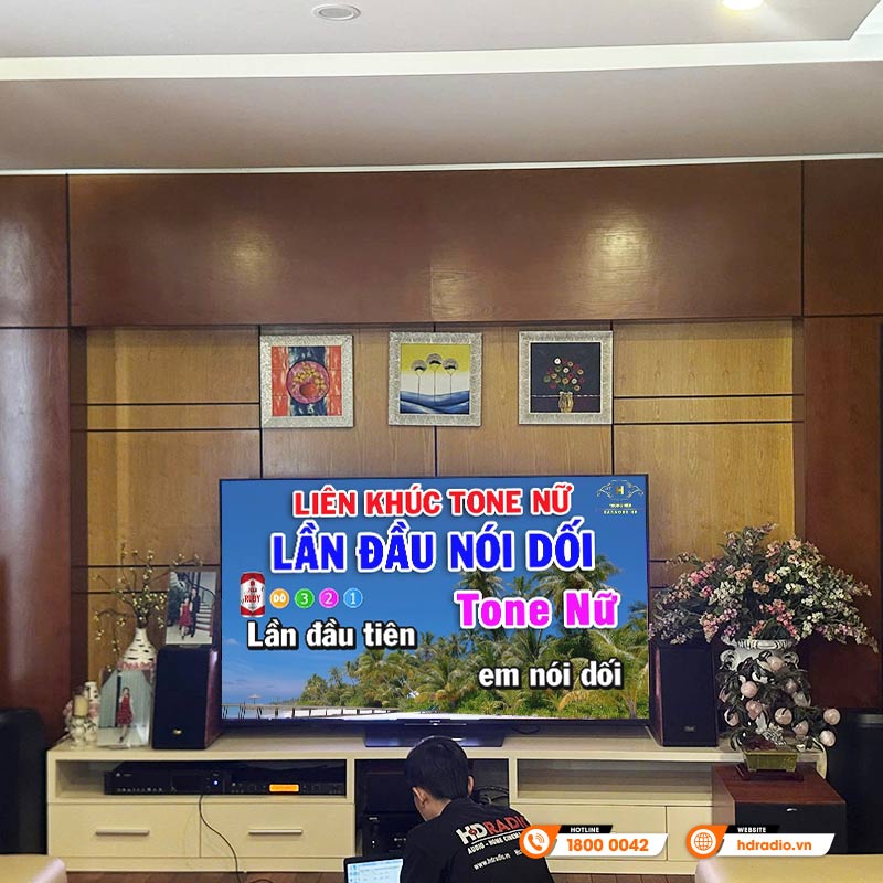 Dàn karaoke Bose HK11 của gia đình chị Hiền ở Hạ Long, Quảng Ninh