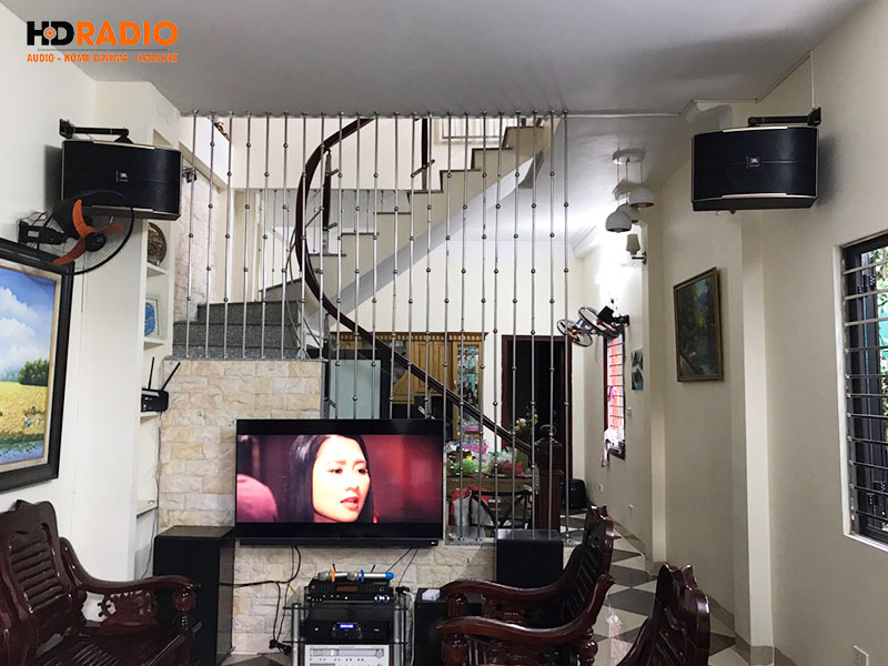 Lắp đặt dàn karaoke cho chị Hương ở Từ Liêm, Hà Nội