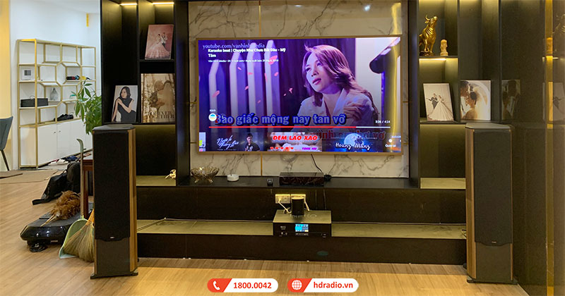Lắp Dàn Karaoke cực hay giá chỉ hơn 16 triệu đồng cho chị Quỳnh Anh ở Nam Từ Liêm, Hà Nội (Paramax FX1500, Neko AK3500)