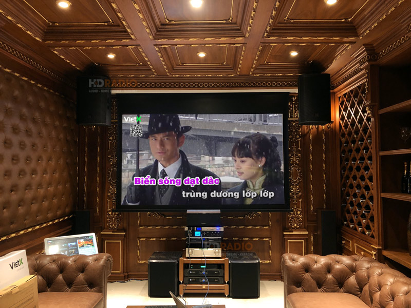 Lắp bộ dàn karaoke Cao Cấp cho chị Trang tại Sơn Tây, Hà Nội trị giá 174 triệu