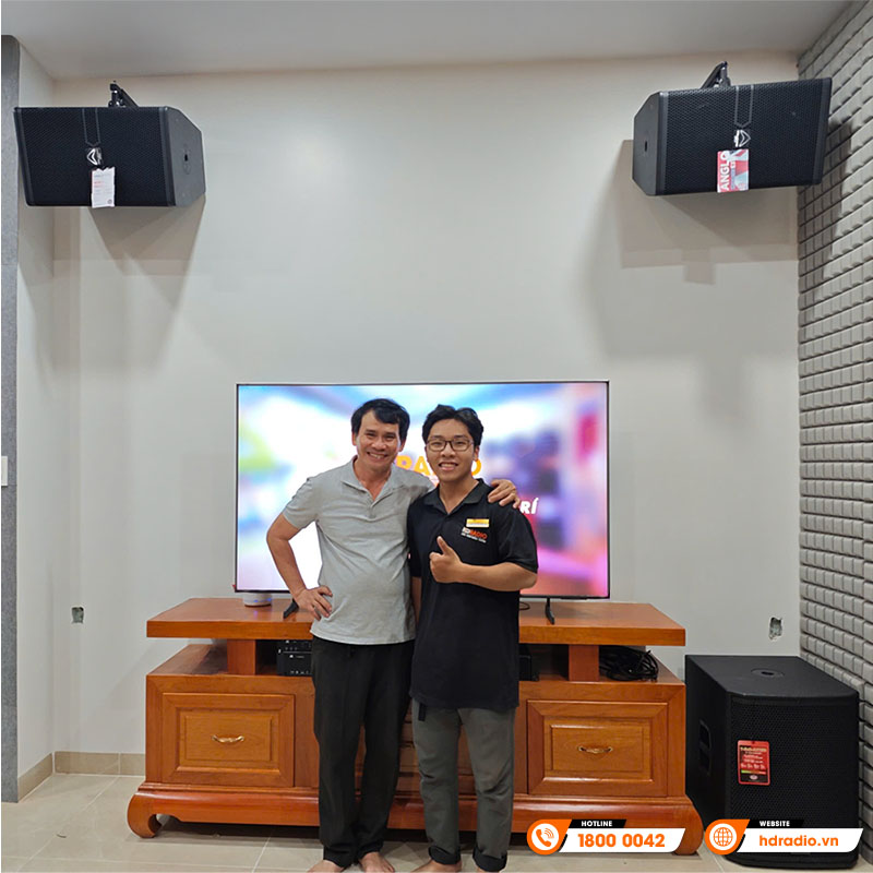 Dàn karaoke cao cấp HDR90 của gia đình chị Tuyền ở TP.Thủ Dầu Một - Bình Dương