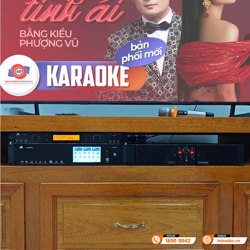 Dàn karaoke cao cấp HDR90 của gia đình chị Tuyền ở TP.Thủ Dầu Một - Bình Dương