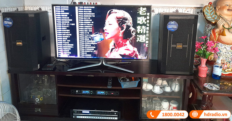 Lắp dàn Karaoke Giá rẻ chỉ gần 19 triệu đồng cho chị Yến ở Quận 6, Hồ Chí Minh (Kiwi PD8000, CAVS XB10, JKaudio K300)