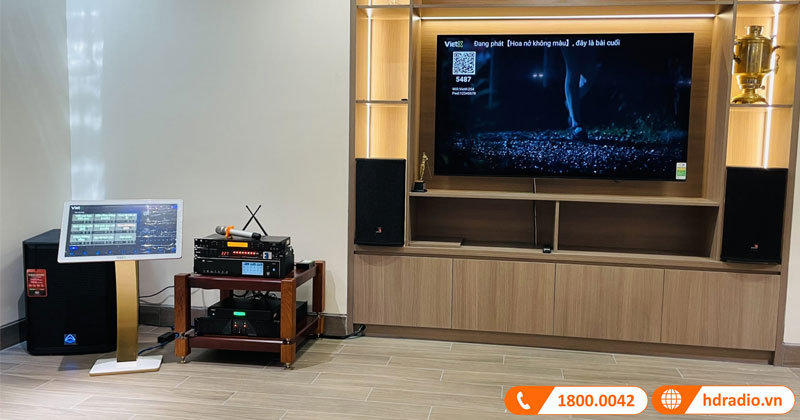 Dàn âm thanh nghe nhạc của chú An ở TP.HCM