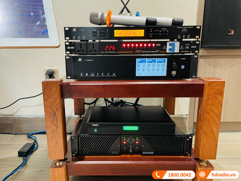 Dàn âm thanh nghe nhạc của chú An ở TP.HCM