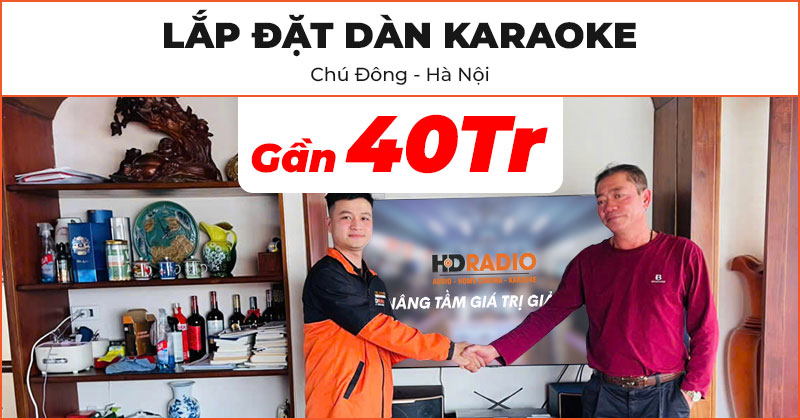 Dàn Karaoke của chú Đông ở Quận Long Biên, Hà Nội