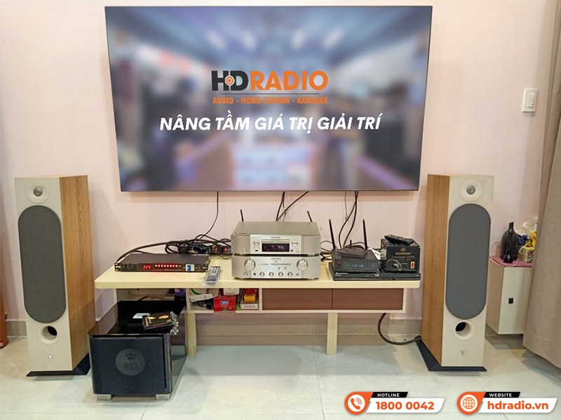 Lắp đặt Dàn Nghe Nhạc chính hãng trị giá hơn 167 triệu đồng cho chú Hạnh ở Quận Gò Vấp, TP.Hồ Chí Minh