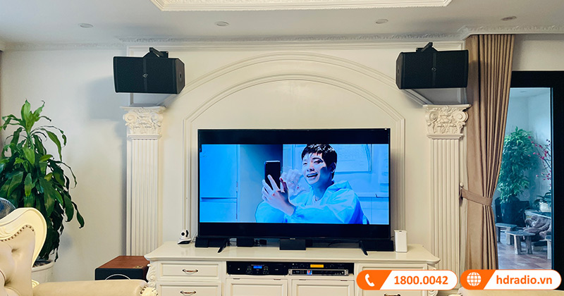 Lắp dàn Karaoke đỉnh cao hơn 61 triệu đồng cho chú Hoàn ở Long Biên, Hà Nội ( Neko DK1000, JKaudio H4600, Paramax MK SUB 30, Wharfedale WH10 NEO, JKaudio B9)