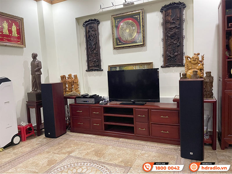 Lắp đặt Dàn nghe nhạc JBL NN38 cho chú Miện ở Từ Sơn, Bắc Ninh