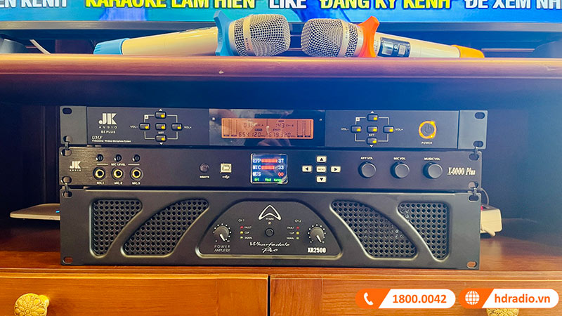 Lap dan karaoke chat luong chi gan 48 trieu dong cho chu Tai o Long Bien, Ha Noi