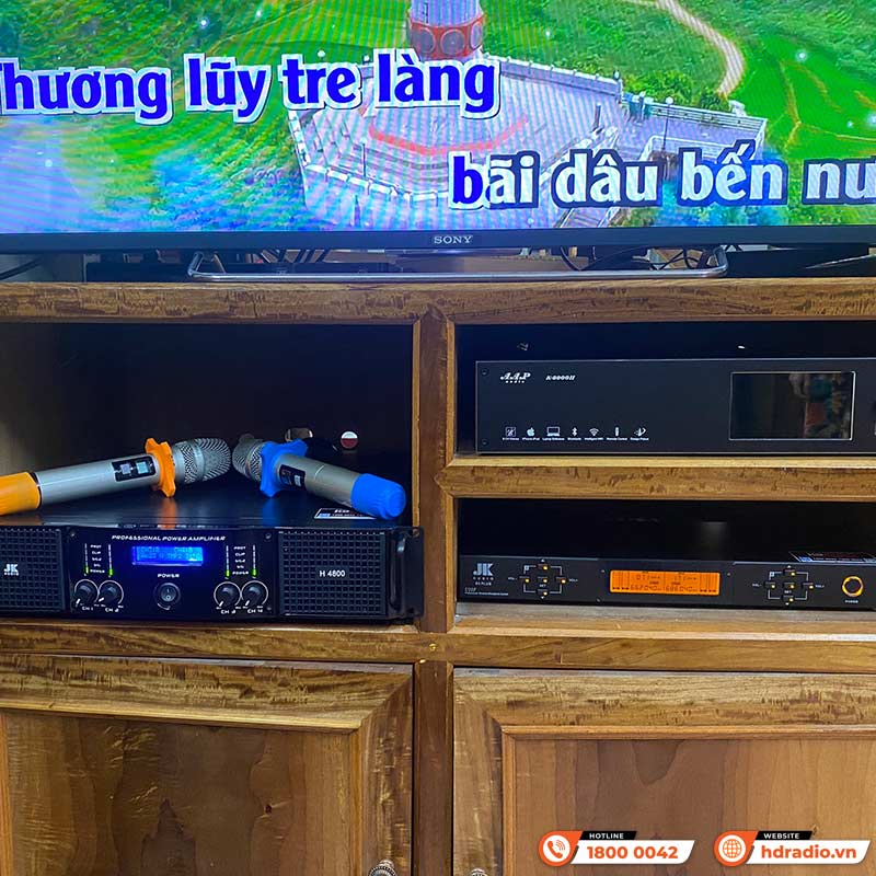 Dàn karaoke của chú Tiến ở Cầu Giấy, Hà Nội