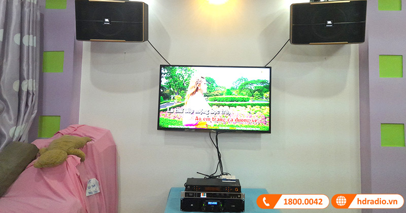 Lắp dàn Karaoke cao cấp trị giá hơn 34 triệu đồng cho cô Thủy ở Tân Phú, Hồ Chí Minh (JKaudio H2600, Neko DK1000, JKaudio B5 Plus, JBL Pasion 12)