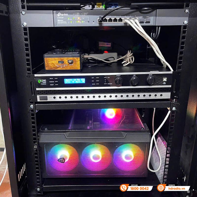 Hệ thống âm thanh thông báo tại đền Ông Hoàng Mười ở Nghệ An