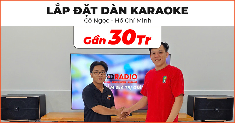 Dàn karaoke của gia đình cô Ngọc ở Quận Gò Vấp, TP.Hồ Chí Minh
