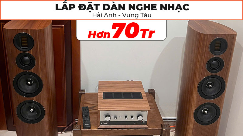 Lắp đặt dàn nghe nhạc cho anh Hải Anh ở Vũng Tàu