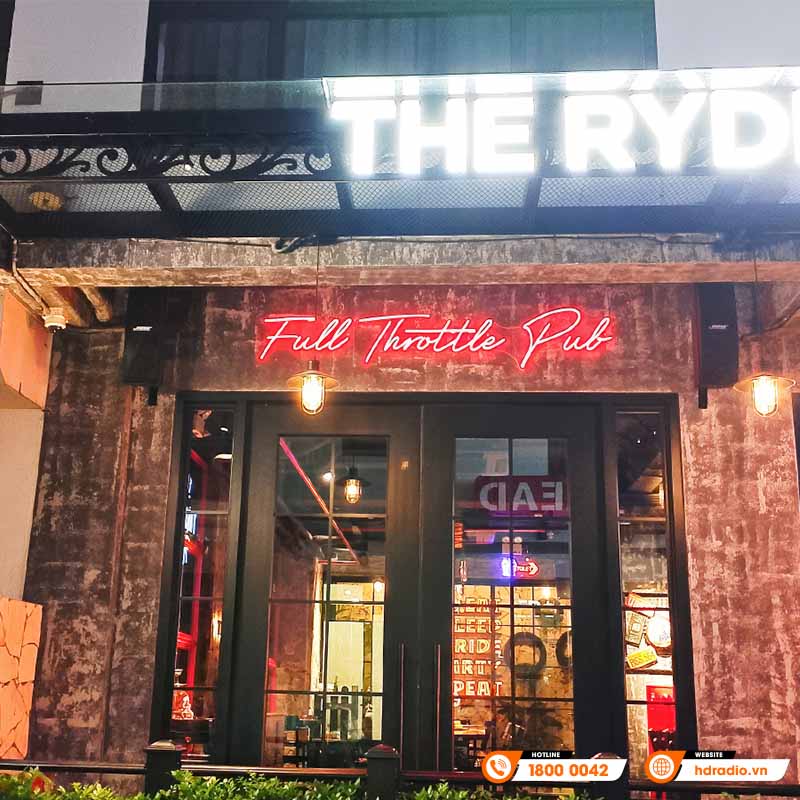 Hệ thống âm thanh của quán Full Throttle Pub ở Hà Đông, Hà Nội Hệ thống âm thanh của quán Full Throttle Pub ở Hà Đông, Hà Nội