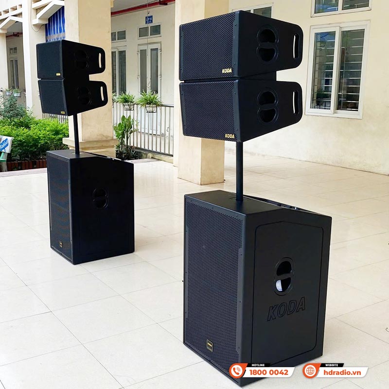 Hệ thống âm thanh sân khấu tại Trường tiểu học Trác Văn