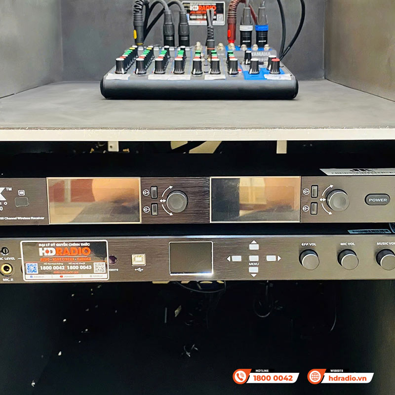 Hệ thống âm thanh sân khấu tại Trường tiểu học Trác Văn