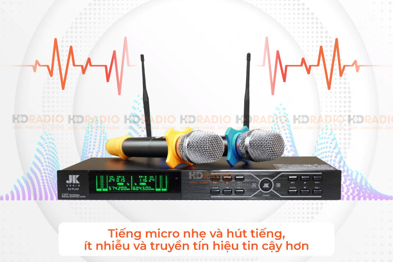Ưu điểm của micro karaoke không dây với micro có dây