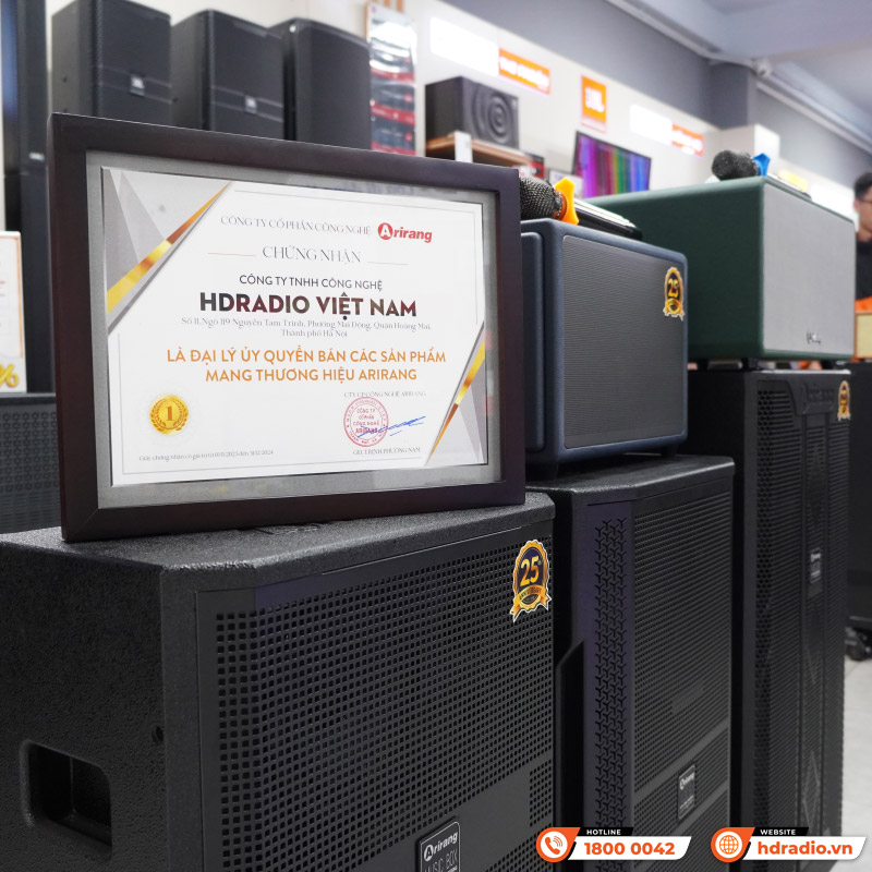 HDRadio Là Đại Lý Ủy Quyền Của Thương Hiệu Arirang Tại Việt Nam