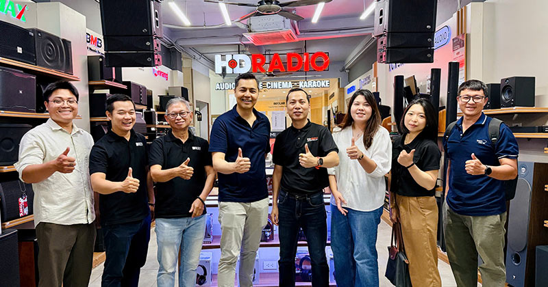 Đoàn đại diện thương hiệu KEF sang thăm và làm việc tại trụ sở HDRadio