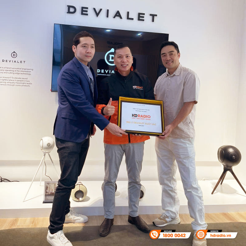 HDRadio đón tiếp đoàn đại diện thương hiệu Devialet đến thăm