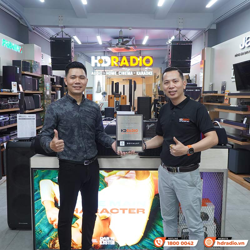 HDRadio là đơn vị phân phối các sản phẩm thương hiệu DEVIALET chính hãng hàng đầu Việt Nam