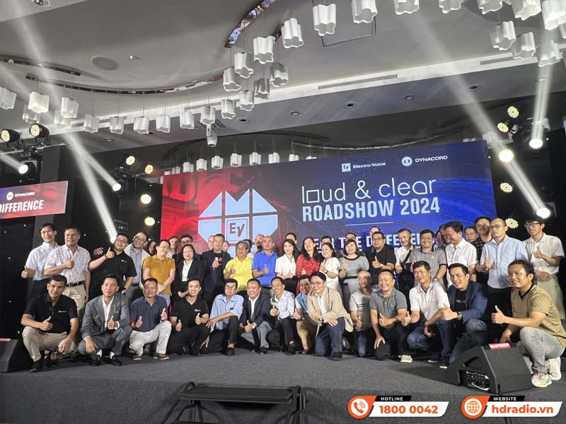 HDRadio tham dự sự kiện ra mắt Loa Electro voice Everse 12 tại Loud & Clear Roadshow 2025