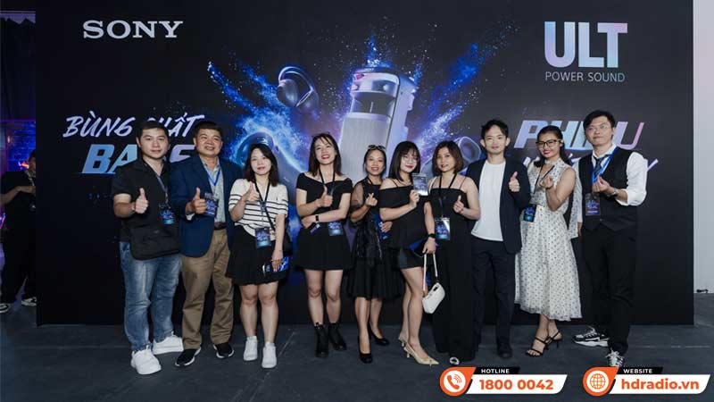 HDRadio tham dự sự kiện trải nghiệm dòng sản phẩm ULT Power Sound do Sony tổ chức