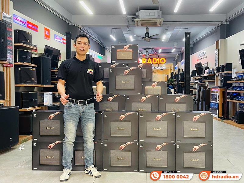 HDRadio Tiếp Tục Đón Nhận Danh Hiệu Chuỗi Cửa Hàng Bán Loa Marshall Chính Hãng Uy Tín Nhất 2025
