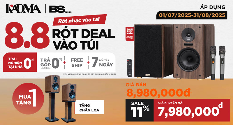 Mua Kadma BS36i Tặng Chân Loa