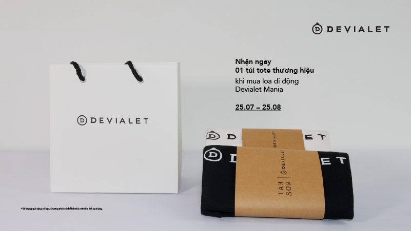  Mua Loa Devialet Mania Nhận Ngay 1 Túi Tote Thương Hiệu