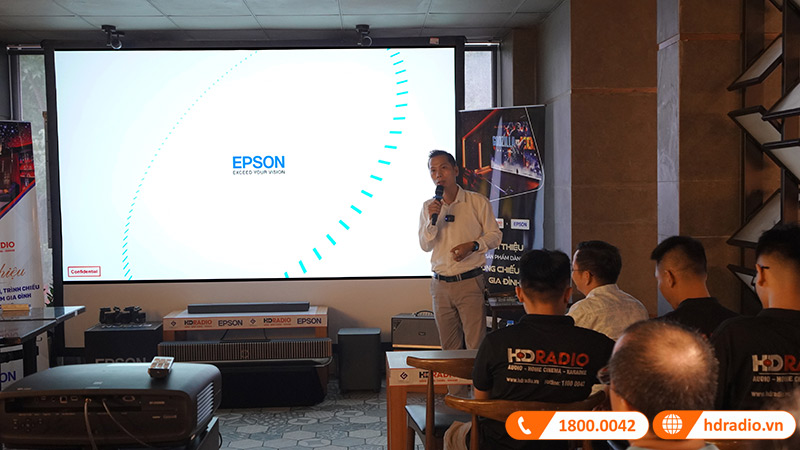 HDRadio & LOGICO & EPSON tổ chức sự kiện giới thiệu hệ thống âm thanh, trình chiếu phòng phim đẳng cấp HDRadio & LOGICO & EPSON tổ chức sự kiện giới thiệu hệ thống âm thanh, trình chiếu phòng phim đẳng cấp