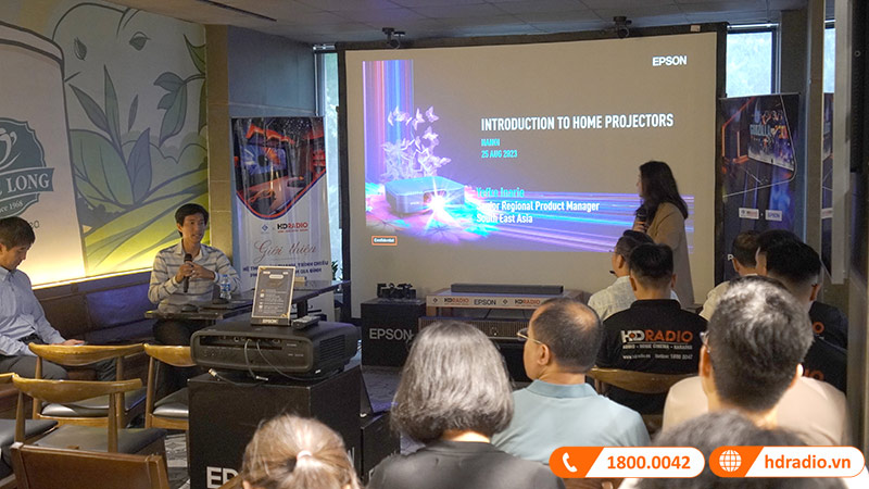 HDRadio & LOGICO & EPSON tổ chức sự kiện giới thiệu hệ thống âm thanh, trình chiếu phòng phim đẳng cấp HDRadio & LOGICO & EPSON tổ chức sự kiện giới thiệu hệ thống âm thanh, trình chiếu phòng phim đẳng cấp