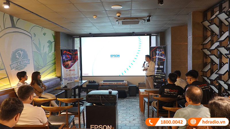HDRadio & LOGICO & EPSON tổ chức sự kiện giới thiệu hệ thống âm thanh, trình chiếu phòng phim đẳng cấp HDRadio & LOGICO & EPSON tổ chức sự kiện giới thiệu hệ thống âm thanh, trình chiếu phòng phim đẳng cấp