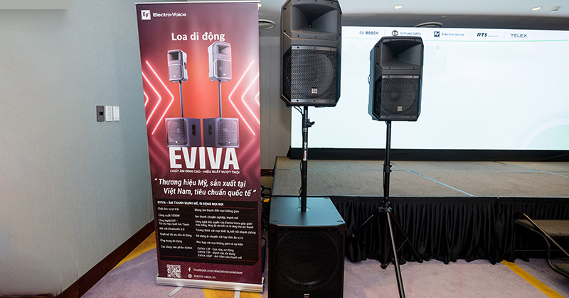 Hãng BOSCH Chính Thức Mở Bán Dòng Loa Electro-Voice EVIVA Mới (Sản Xuất tại Việt Nam - Phục Vụ Thị Trường Toàn Cầu)