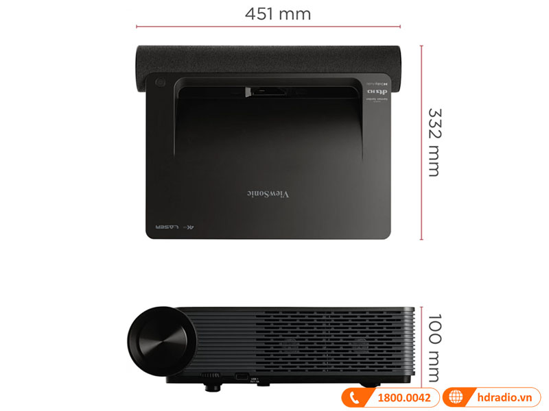 Máy chiếu 4K siêu gần ViewSonic X2000B-4K