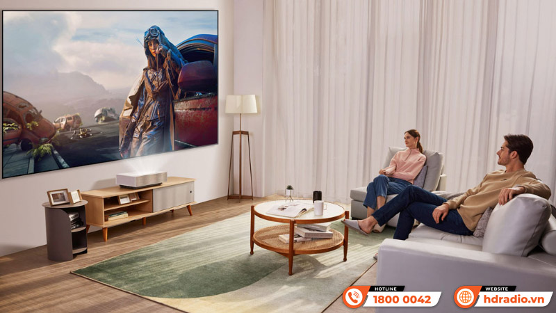 Máy chiếu 4K siêu gần LG CineBeam HU915QE