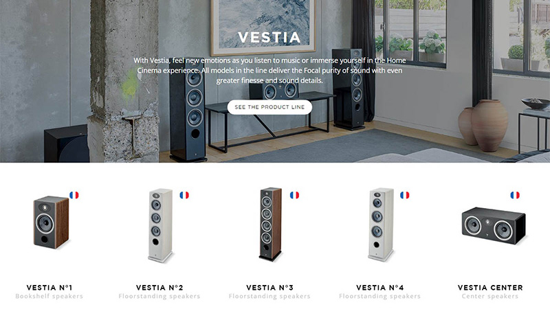 Hãng Focal cho ra mắt 5 mẫu loa mới nhất thuộc Vestia Series