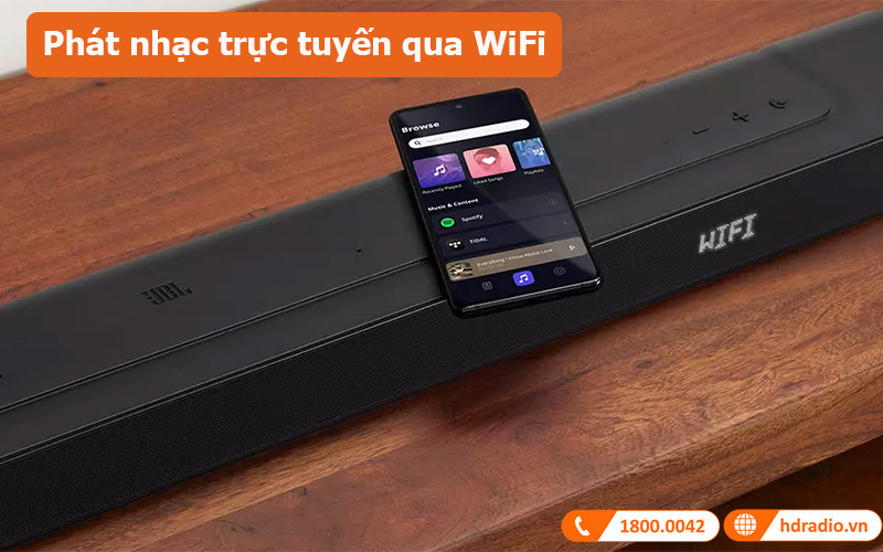 Phát nhạc trực tuyến qua WiFi