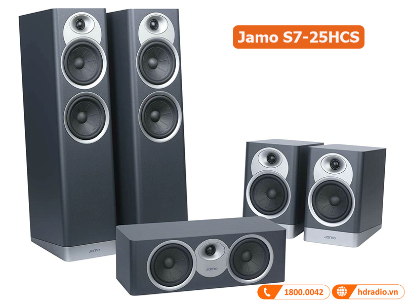 Xem phim hoàn hảo với Bộ loa Jamo S7-25HCS mới 2022