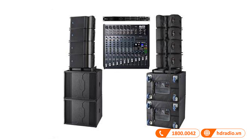 Kết nối âm thanh loa line array