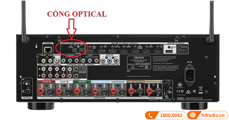 cong optical tren amply
