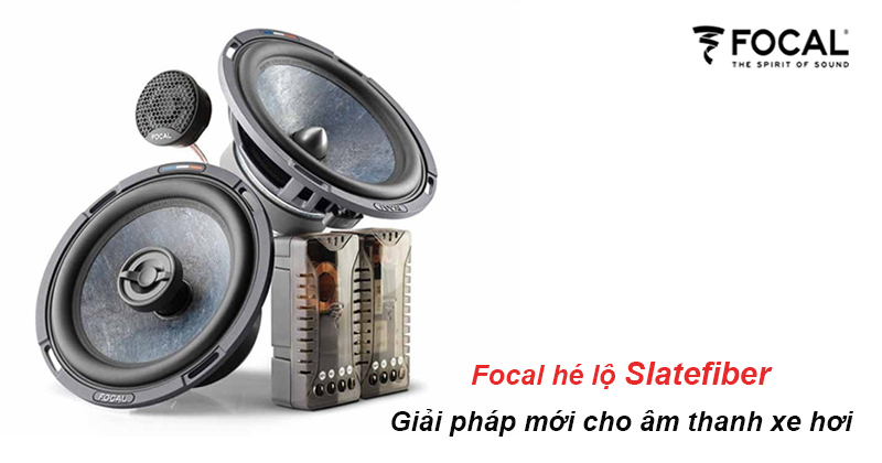 Focal hé lộ dòng Slatefiber - Giải pháp mới dành cho hệ thống âm thanh xe hơi