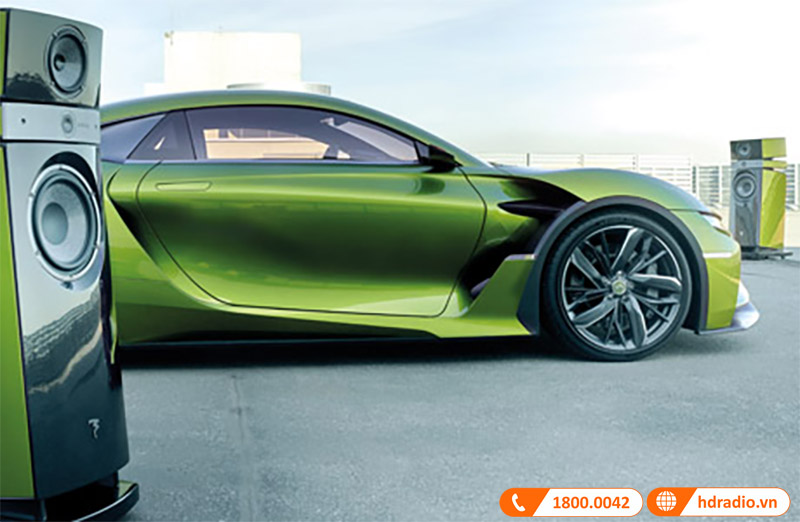 loa Focal Scalo Utopia bản đặt biệt và siêu xe DS E-TENSE PERFORMANCE