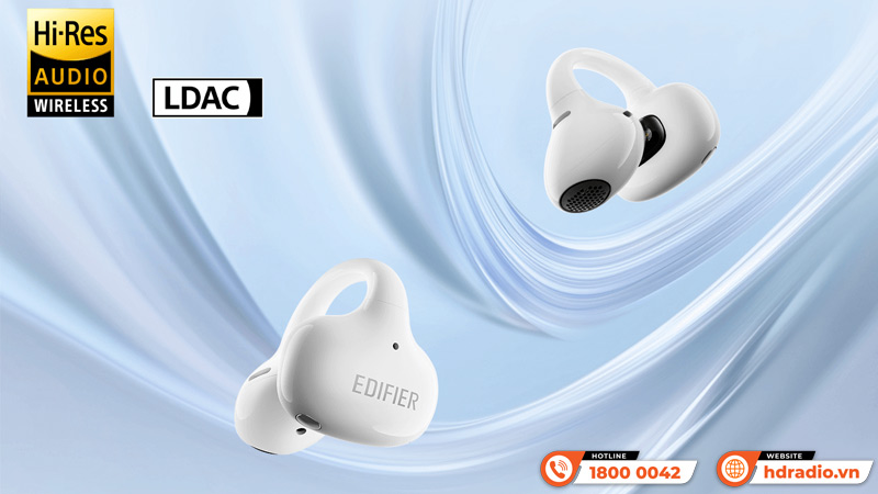 Hãng Edifier ra mắt mẫu tai nghe nhét tai LolliClip TWS mới