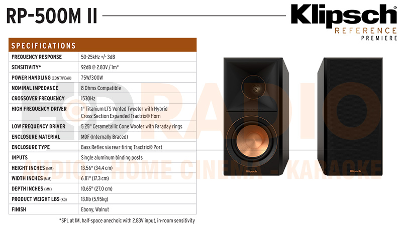 Loa Klipsch RP-500M II