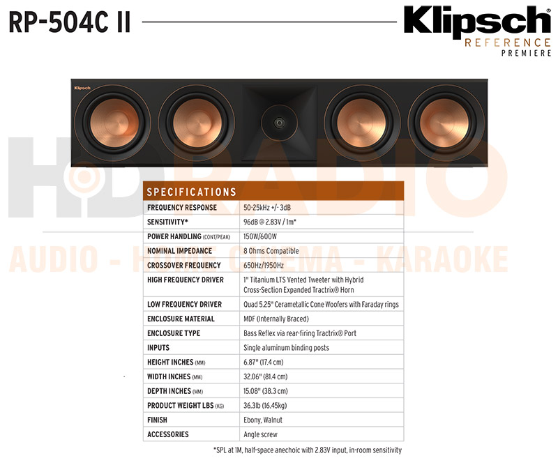 Loa Klipsch RP-504C II