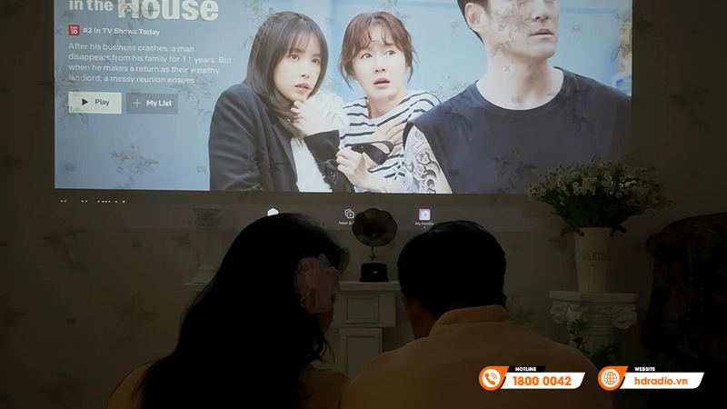 Đại lý tư vấn, lắp đặt máy chiếu cho homestay